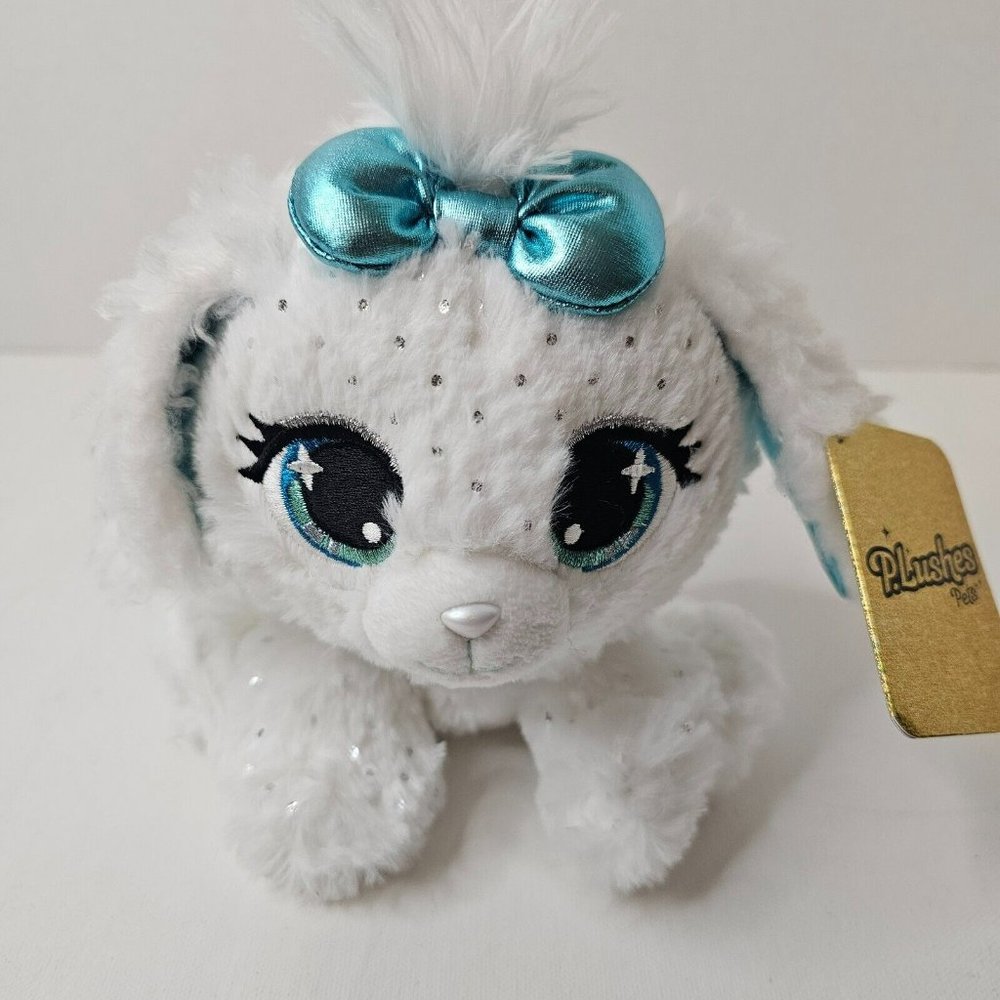 Gund P.Lushes Pets Bianca Blings White Puppy Plush Stuffed Animal Toy